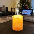 thumbnail image 1 of Danhjin Flame Humidifier Candle Simulation Flame Humidifier USB Flame Cold Mist Humidifier 150ml Aromatherapy Humidifier Bedroom Office Aromatherapy Night Light Christmas Gift Christmas Decorations, 1 of 8