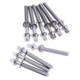 thumbnail image 1 of GUOOL 10 Pieces Drum Tight Screw Replacement Tension Rods Percussion Percussion Mounts 5mmx50mm, 1 of 9