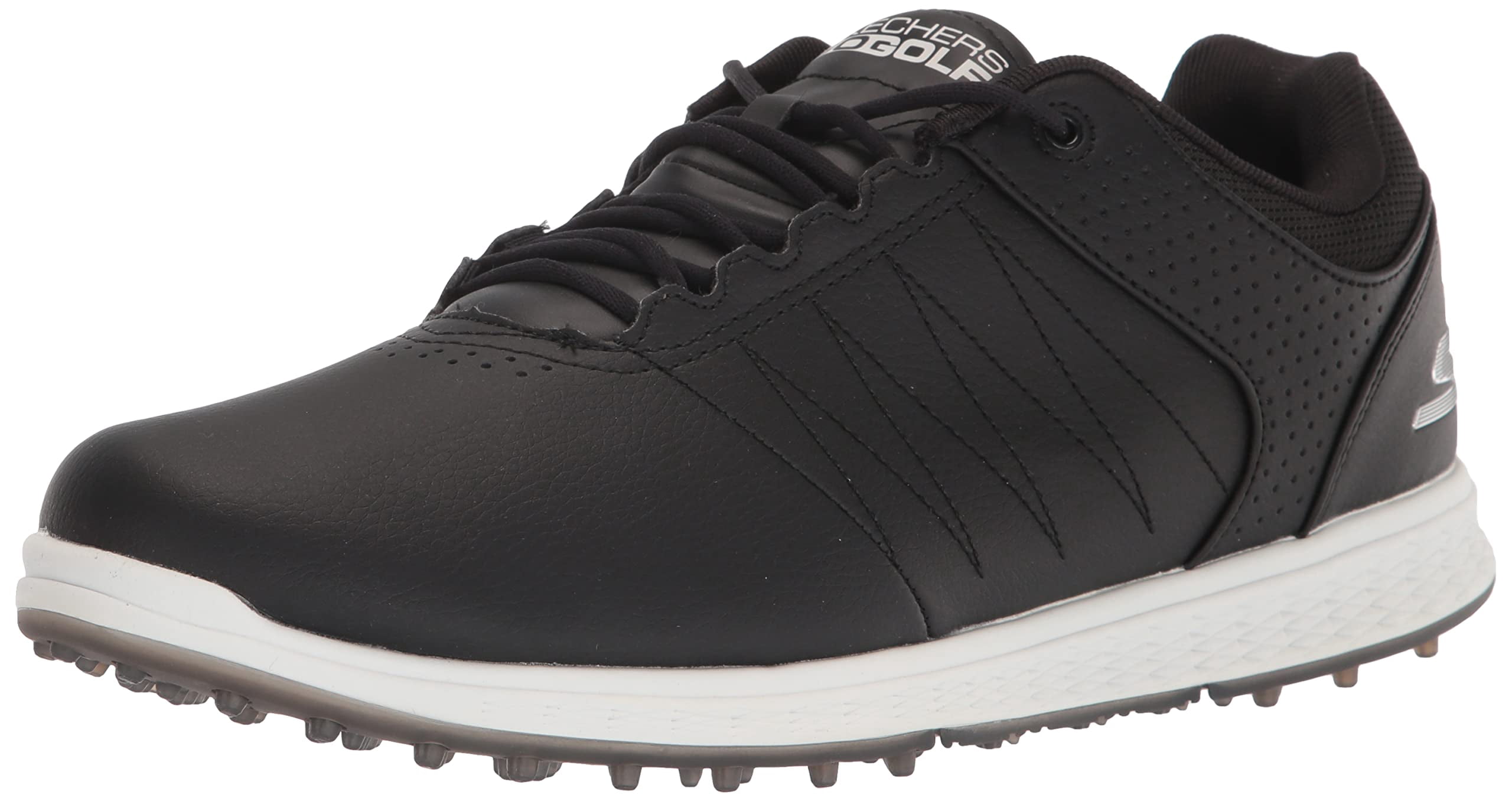 Skechers Men's Pivot Spikeless Golf Shoe, Black, 8.5