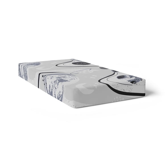 KU Drap contour pour lit de bébé Espace Bleus