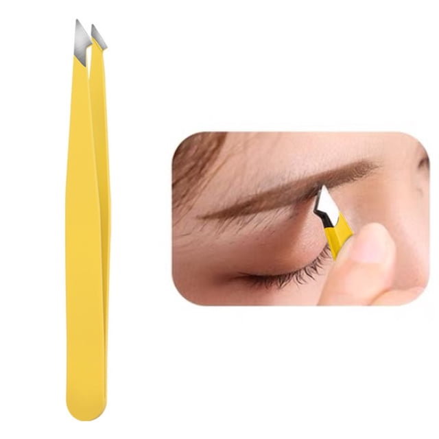 Beauty Tools Tweezers For Eyebrows Slant Tip And Pointed Eyebrow Tweezer Set Great Precision For Eyebrows Facial Hair Hair Splinter Blackhead And Tick Remover, Beauty Tools for Women