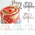 thumbnail image 2 of Happy Birthday Cake Topper Cupcake Birthday Party Decorating Card Accessories, 2 of 9