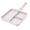 Beige, variant on Cooking Utensil Divided Saute Pan for Everyday Kitchen Use And Versatile Nonstick Pan for Breakfast Frying Griddling Indoor Outdoor Cooking