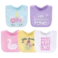 thumbnail image 2 of The Peanutshell Terry Feeding Baby Girl Bibs, 10 Pack, Pastel, 2 of 5