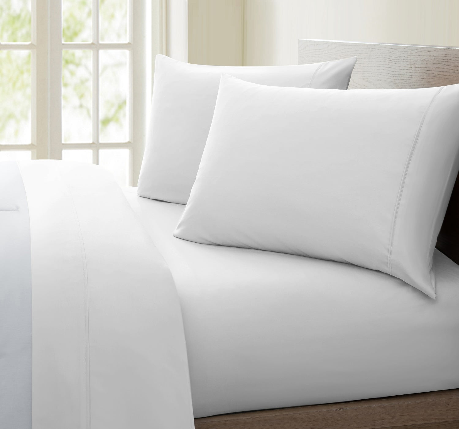 Oxford Collection 600 Thread Count Deep Pocket Egyptian Quality Cotton Solid Sheet Set (California King, White)