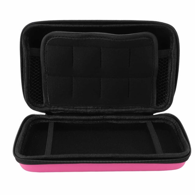 Carrying Case for 3DS for New 3DS XL for New 2DS XL, Hard Protective Shell Travel Case for Super Edition for New 2DS XL with 8 Game Slot Inner Pocket