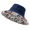 thumbnail image 1 of Chapeau de Soleil Réversible à Grand Bord Protection Solaire Chapeau de Pêche pour Filles, 1 of 10
