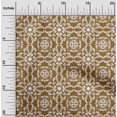 thumbnail image 2 of oneOone Polyester Spandex Brown Fabric Asian Block Floral Fabric For Sewing Printed Craft Fabric By The Yard 56 Inch Wide, 2 of 4