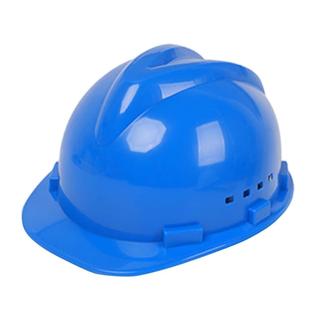 HILABEE Hard Hat Breathable Sturdy Construction Helmet for Outdoor Engineering Labor Blue