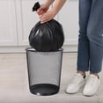 thumbnail image 4 of TIMIFIS Garbage Can Metal Meshround Garbage Can Trash Can Garbage Can Wastebaskets for Bathroom Bedroom Office Kitchen Small Space Living Trash Bin Trash Can, 4 of 6