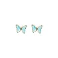 thumbnail image 2 of PVCS Ladies Fashion Creative Multicolor Diamond Butterfly Stud Earrings, 2 of 3