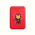 thumbnail image 2 of UME Marvel Studios Iron Man MagSafe-Compatible PU Leather Wallet for iPhone, Magnetic Attachment with Wireless Charging Capability, 2 of 5