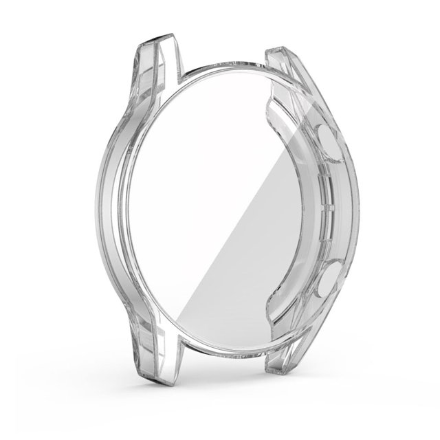 HEVIRGO 1PC Watch Screen Protector Anti-Drop Scratch Resistant Smartwatch Cases TPU Electroplating Protective Cover Transparent Screen Protector Compatible with Huawei Watch GT2 42mm/46mm