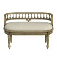 thumbnail image 2 of Banc Rembourré Hathaway - Beige Antique, 2 of 8