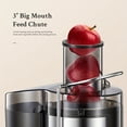 thumbnail image 2 of 500W High-power Centrifugal Juicer With 3-inch Wide Inlet Groove, Stainless Steel, Free Of Bisphenol A, Including Measuring Cup And Discharge Cover, Is An Ideal Choice For Quick And Easy Juicing., 2 of 6
