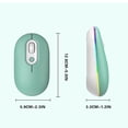 thumbnail image 2 of Dvkptbk Wireless Mouse Rechargeable Silent Bluetooth Dual Mode Wireless Mouse, 2 of 2