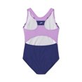 thumbnail image 2 of Speedo Girls Infinity Splice One Piece Thick Strap Swimsuit - Sweet Taro, Size: 10, 2 of 2