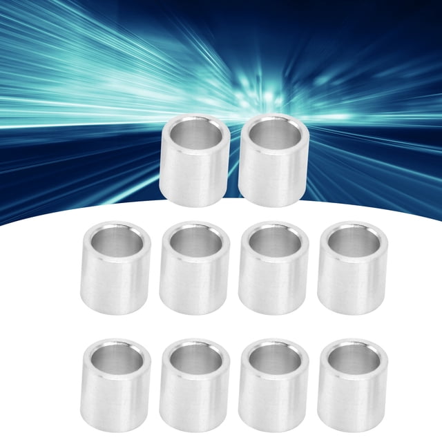 Lot de 10 Entretoises en Alliage d'Aluminium Supports Structurels Légers Non Filetés Joints Ronds Diamètre Extérieur 8mm