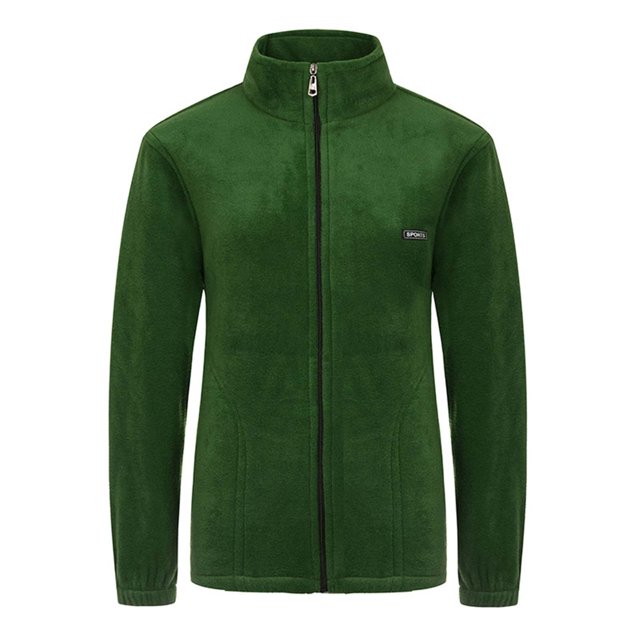LOVZFMLL Vestes pour Femmes Mode Manches Longues Sans Capuche Décontracté Extérieur Polaire Hiver Chaud