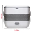 thumbnail image 3 of COFEST Electric Lunch Box Portable Food Warmer Heater, Faster Heated Lunchbox 110V for Office Home Heating Microwave with 304 Stainless Steel Bowl White, 3 of 6