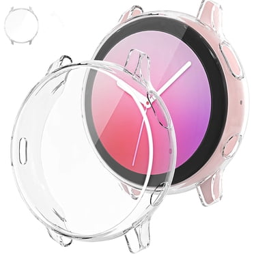 [PST] Étui de Protection 40mm Samsung Galaxy Watch 4, Étui Robuste 360° avec Protecteur d'Écran en Verre Trempé