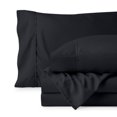 thumbnail image 1 of Bare Home Premium 1800 Collection Ensemble de Draps 3 Pcs, Lit Simple, Noir, 1 of 10