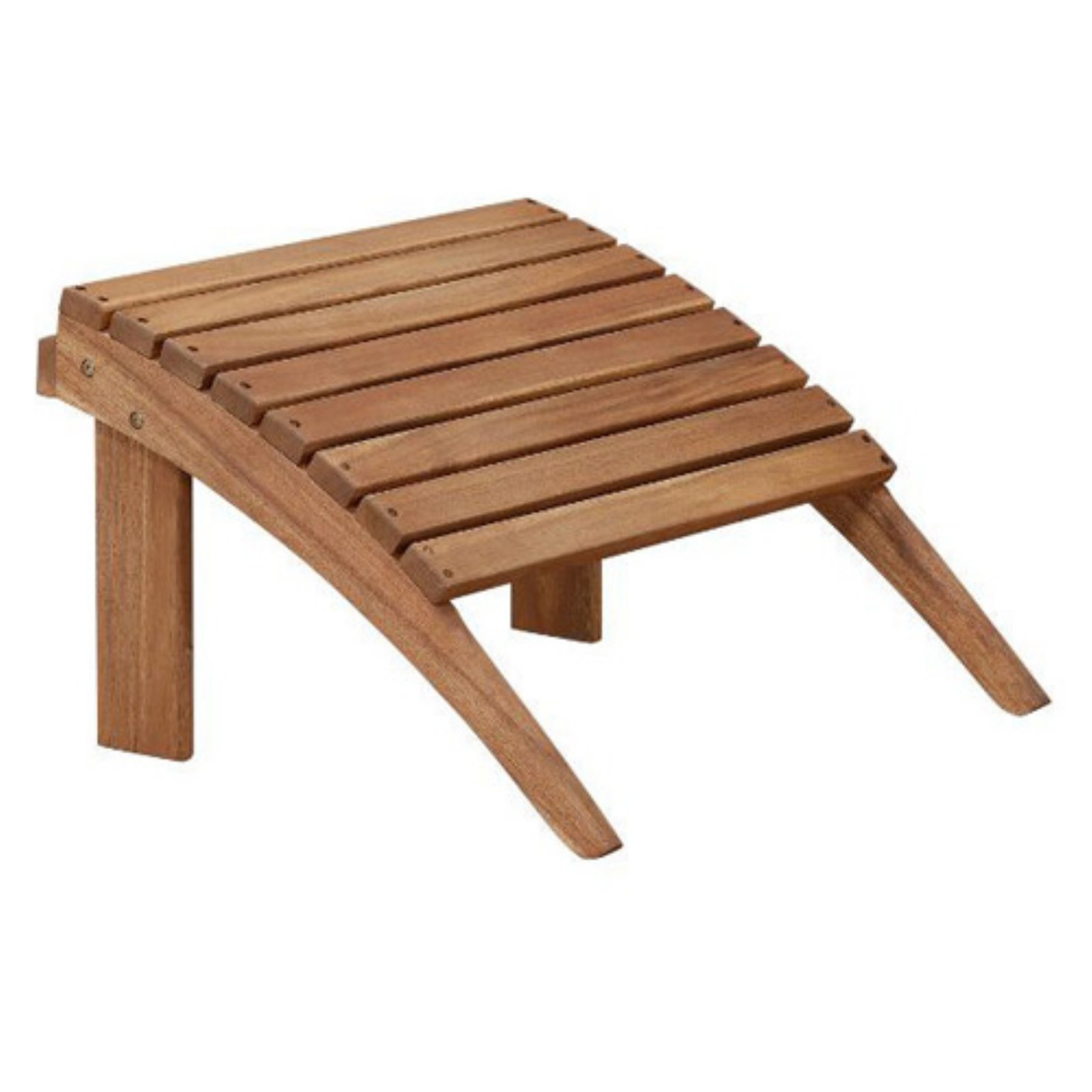Linon Home Dcor Linon Adirondack Woodstock Ottoman, Teak Stain