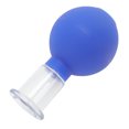 thumbnail image 5 of Unique Bargains 1 Pc Convenient Cupping Facial Tools for Beauty Parlor 0.79" Blue Silicone Glass, 5 of 5