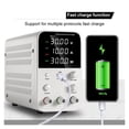 thumbnail image 2 of Alimentation CC Programmable 30V 10A, Affichage Numérique Réglable, Mini Climatiseur de Labo, Alimentation 60V 5A 120V3A pour Réparation de Téléphone Cellulaire, Facile à Utiliser, 2 of 7