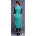 thumbnail image 4 of Bimba Kurti Droite Décontractée Imprimée Haut à Manches 3/4 Longue Kurta Robe pour Femmes, 4 of 6