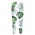 thumbnail image 2 of Pantalons Taille Élastique pour Femmes Pantalons d'Été Décontractés Taille Élastique Imprimés Pantalons de Plage Raccourcis Pantalons pour Femmes Taille Élastique, 2 of 5