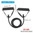 thumbnail image 2 of 30Lbs Resistance Bands with Handles Exercise Bands for Gym Home Workouts Training, Black, 2 of 7