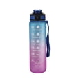 thumbnail image 1 of Matoen12 32 oz Water Bottles with Times to Drink and Straw, Motivational Water Bottle with Time Marker, Leakproof & BPA Free, Drinking Sports Water Bottle for Fitness, Gym & Outdoor, 1 of 1