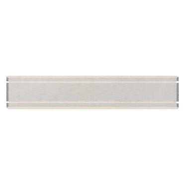 Better Homes & Gardens Gray Fringe Table Runner - 14 x 90" - Gray - 100% Cotton