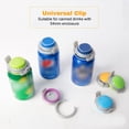 thumbnail image 5 of Mistaha Reusable Soda Can Topper Lid with Pressurization Technology and User-Friendly Operation - Purple Silicone Sealing Cap for Cola, Fizzy Drinks, Beer - Lightweight and Portable - Premium, 5 of 5