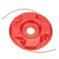 thumbnail image 1 of Weeds Wacker Head, Universal Red Iron Lawn Mower Weeder Trimmer Head Replacement Easy Installation and Disassembly for Garden, 1 of 7