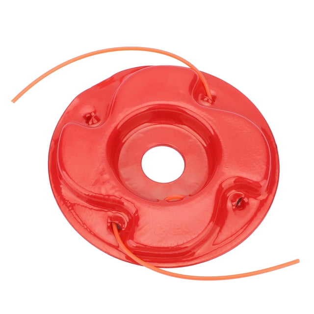 Weeds Wacker Head, Universal Red Iron Lawn Mower Weeder Trimmer Head Replacement Easy Installation and Disassembly for Garden
