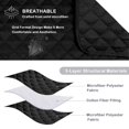 thumbnail image 3 of CHUANK Housse Imperméable pour Canapé, Housses pour Sofa en L, Housse pour Chaise Longue, Housse Réversible de Protection de Meuble pour Animaux, Enfants, Chien, Chat, Kaki P, 3 of 7