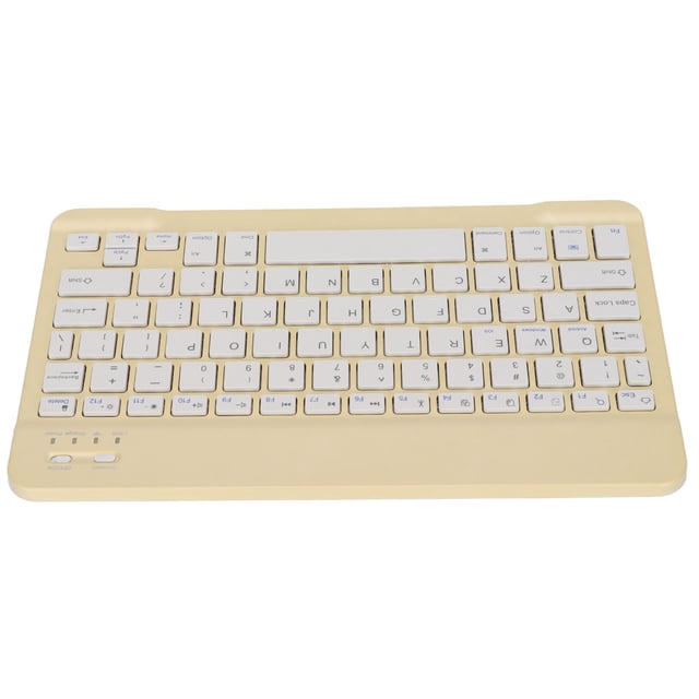 Clavier Sans Fil, Technologie BT 3.0 Connexion Stable Design Compact Léger, avec Fonction d'Écran Verrouillable, pour IOS PC Tablette Portable
