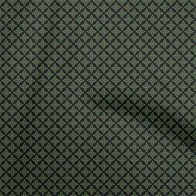 oneOone Georgette Viscose Dark Green Fabric Asian Block Sewing Craft Projects Fabric Prints By Yard 42 Inch Wide