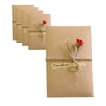 thumbnail image 2 of 10pcs Birthday Invitation Card Birthday Cards Kraft Paper Card Mother's Day Gift Card Flower Cards Blessing Card Wedding Cards Party Card Flowers Greeting Card, 2 of 6