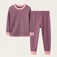 thumbnail image 2 of Jalioing Pyjama pour Enfants 2 Pcs T-Shirt à Col Ras du Cou et Pantalon Ensemble de Pyjama Garçons Filles Confortable Pyjama à Manches Longues, 2 of 3