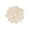 Or, variante sur Tapis de Table en PVC en Forme de Fleur Style Western pour Femmes, Antidérapant, Résistant à l'Eau, Anti-Huile, Isolant Thermique, Diamètre 38 cm