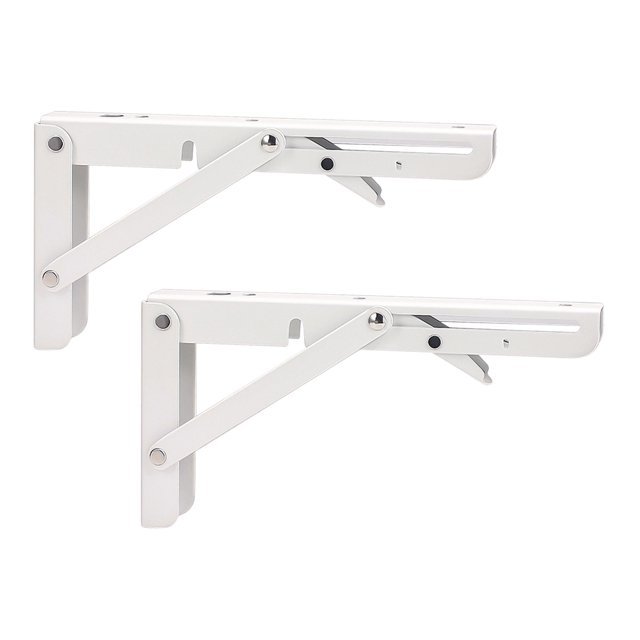 TIMIFIS Toothbrush Holders Bracket Wall Bracket Partition Folding Shelf, Foldable Triangular Partition Bracket Liq Uid Lawn
