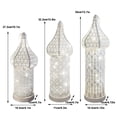 thumbnail image 3 of Style Decorative Lamp Hollow Luminous White Light Effect Led Lamp Wrought Home Decorative Light Ornament (Batteries Not Included),1*Small Lamp, 3 of 6