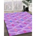 thumbnail image 3 of Ahgly Tapis Rectangulaire Lavable en Machine Intérieur Transitionnel Violet Violet, 2 Pieds x 5 Pieds, 3 of 7