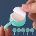 thumbnail image 3 of 5-Pack Adhesive Wall Hooks, No-Drill Damage-Free Installation, Strong Adhesive 360 Rotation, for Bathroom Kitchen, Hanging Towels Utensils, Plastic Material, Space-Saving Organizer, 3 of 6