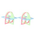 thumbnail image 3 of UPGRATOR 2Pcs Hamster Exercise Toys PVC Material Fitness Circle for Indoor Activity Playtime, 3 of 5