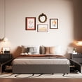 thumbnail image 2 of Yiwa Upholstered Platform Bed Frame, Linen Fabric with Four Storage Drawers and Wooden Slat Support, Easy Assembly, 2 of 7