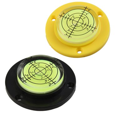Oeil de Taureau 50 mm Niveau à Alcool 360° Rond Circulaire Orbite Étagère à Bulles Table Trépied